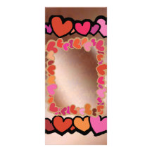 V2 Sweet Hearts on Golden Copper Sheet Custom Rack Cards