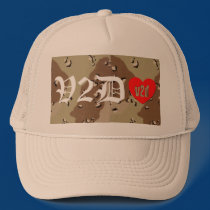 V2DHEART CUSTOM DESERT CAMO OLD ENGLISH HAT by v2dheart V2DHEART CUSTOM DESERT CAMO OLD ENGLISH HAT