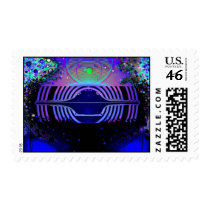 V7 Flying Saucer Postage Stamps