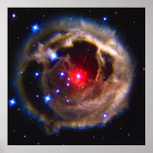 V838 Monocerotis Hubble Space Telescope Poster