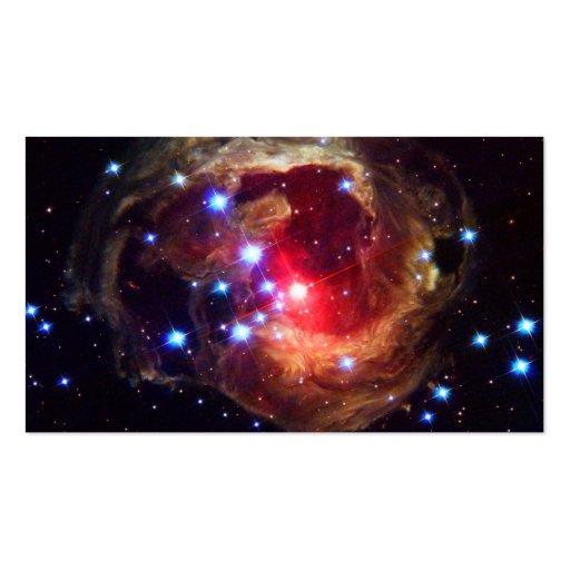V838 Monocerotis Star (Hubble Telescope) Business Card (back side)