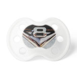 V8 Power Chrome Emblem on Hotrod pacifiers
