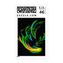 V Flame - Colorful Fractal Flame Stamp
