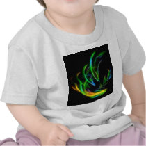 V Flame - Colorful Fractal Flame Shirts