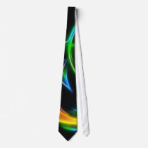 V Flame - Colorful Fractal Flame Neck Wear