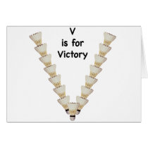 V for Victory Badminton
