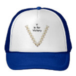 V for Victory Badminton Hat