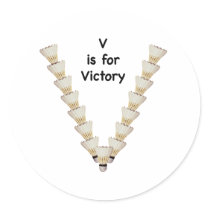 V for Victory Badminton