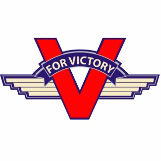 V for Victory photosculpture