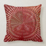V Golden Weave  - Artistic Ethnic Handcrafted look american mojo pillows