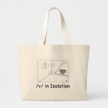 V In Isolation Canvas Bag