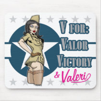 V is for Valeri Mousepad