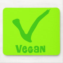 V is for Vegan Mousepad