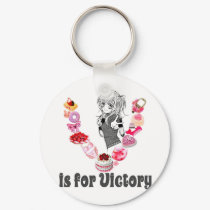 V is for Victory keychains by PetSugar V is for Victory keychains