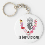 V is for Victory Keychains