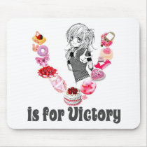V is for Victory mousepads