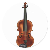 V is for Violin Sticker