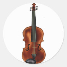V is for Violin Sticker