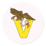 V is for Vulture Stickers