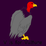 V is for Vulture T-Shirt