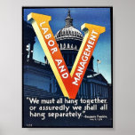 V Labor And Management Print