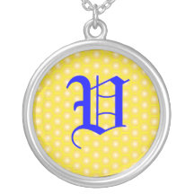 V LETTER ON HONEYCOMB JEWELRY