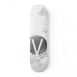 V Logo Skateboard