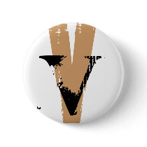 V monogram buttons