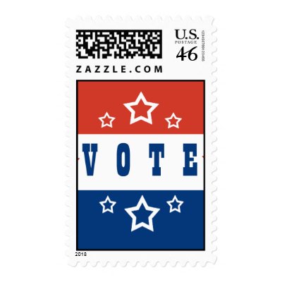 V O T E Postage Stamp by BekahJan