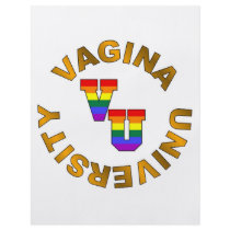 V.U.:  Vagina University flyers