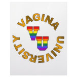 V.U.:  Vagina University letterhead