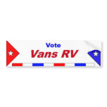 V Vans RV Bumper Sticker