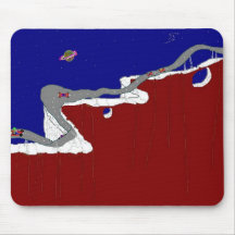 Va el acantilado Mousepad del carro Tapetes De Raton
