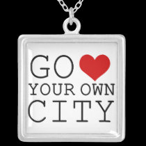 Va el corazón su propia copia de la ciudad collares