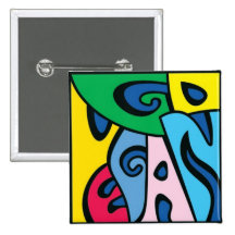 VA el VEGANO - estilo 1 de Picasso Pin
