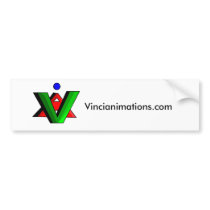 VA Logo Bumper Stickers bumper stickers by VinciAnimations VA Logo Bumper Stickers bumper stickers