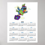 vacaciones del sur del vuelo divertido del pájaro posters