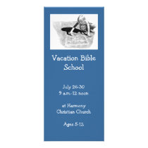 VACATION BIBLE SCHOOL INVITATION CARDS CUSTOM RACK CARD