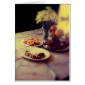 Vacation Breakfast of Fruit & Bagels cards by danagraves Vacation Breakfast of Fruit & Bagels cards