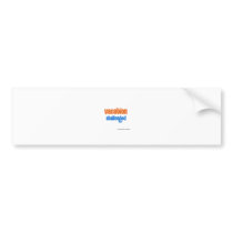 Vacation Challenged bumper stickers by WannaTees Vacation Challenged bumper stickers