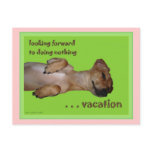 Vacation Haiku Art Collectible Postcard