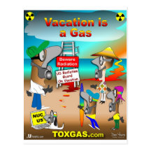 Vacation is a Gas Postcards