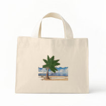 vacation island canvas bag