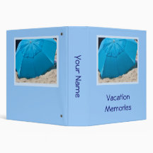 Vacation Memories 3 Ring Binders