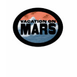 Vacation On Mars Ladies Tee t-shirts