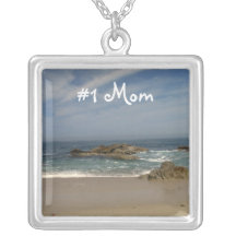 Vacation View; Happy Mother's Day Personalized Necklace