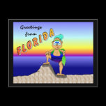 Vacationing Gladys postcards