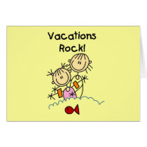Vacations Rock T-shirts and gifts cards by stick_figures Vacations Rock T-shirts and gifts cards