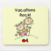Vacations Rock T-shirts and gifts mousepads by stick_figures Vacations Rock T-shirts and gifts mousepads