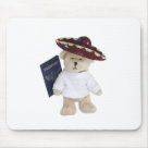 standard_mousepad - Vacation time with sombrero and passport standard_mousepad - Vacation time with sombrero and passport